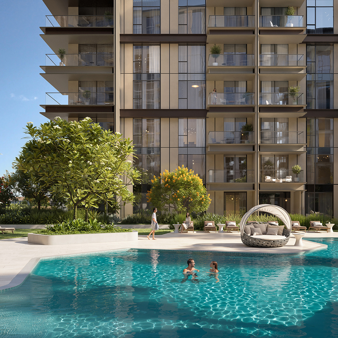 Tara Park swimming pool lounge area