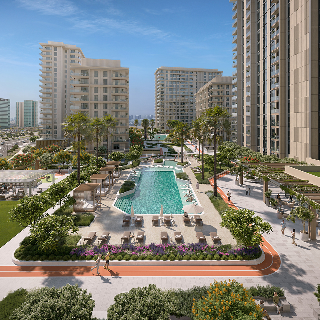 Tara Park swimming pool garden view