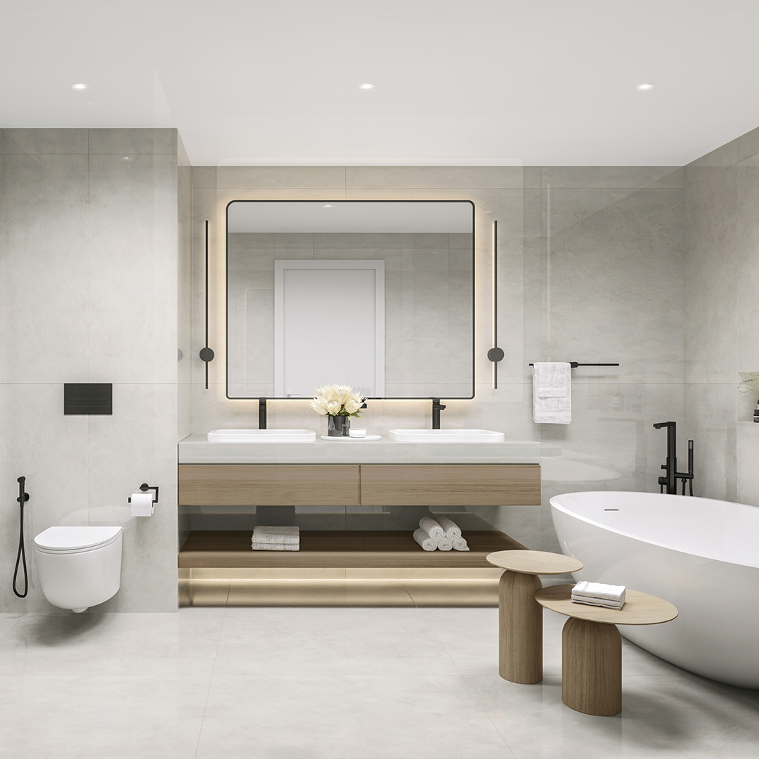 Tara Park modern bathroom design premium finishes