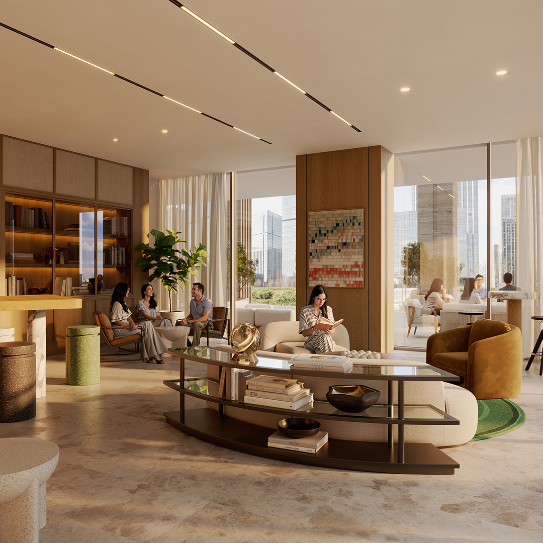 Tara Park coworking lounge area