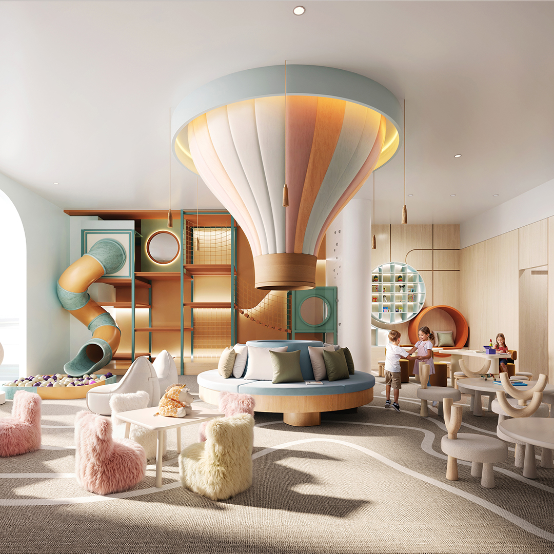 Tara Park children play area two bedroom apartments family living